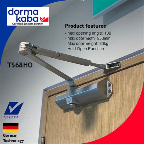 Dormakaba Ts Ho Exposed Door Closer For Wood Door Comes With Hold