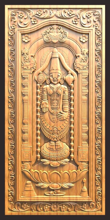 God Balaji Door Design For Cnc Carving Dkart In