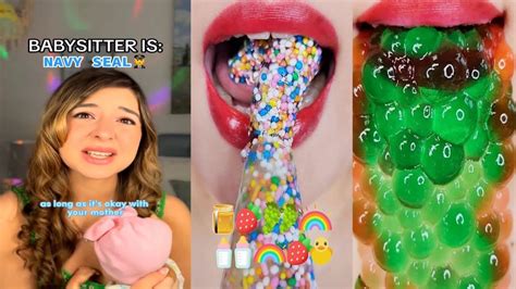 🌈 Text To Speech 🌈 Satisfying Eating Asmr Brianna Mizura Povs Tiktok Compilations 2023 7