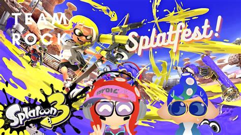 Live Splatoon Global Testfire Splatfest Team Rock For The Win