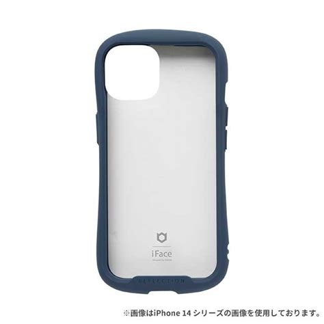 【iphone15 ケース】iface Reflection強化ガラスクリアケース ネイビー 画像一覧 Unicase