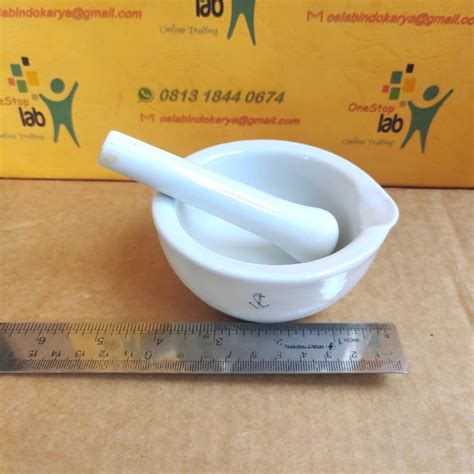 Jual Mortar With Pestle Dia Cm Porcelain Lumpang Dan Alu Penumbuk