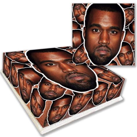 Kanye West Face Birthday Cake Eat Your Photo