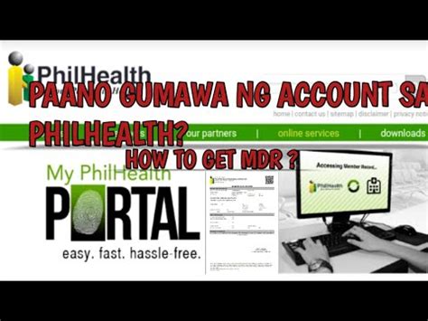 PAANO GUMAWA NG ACCOUNT SA PHILHEALTH ONLINE YouTube