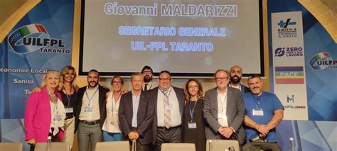 È Giovanni Maldarizzi il nuovo Segretario Generale della UIL FPL di