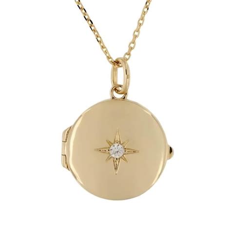 Collier Femme Chaîne Forçat 45 cm et Pendentif Médaillon Rond Porte