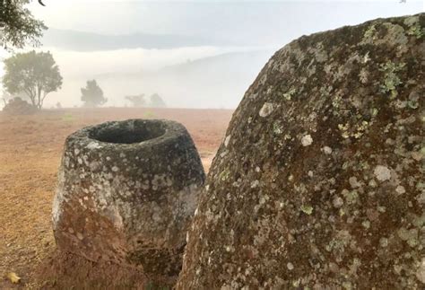 Archeology Ancient Foot Tall Stone Jars Made By Giants Stored