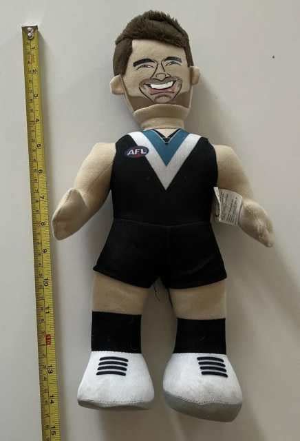 NEW CHAD WINGARD Port Adelaide Power OfficialRare AFLPlushToy35cm