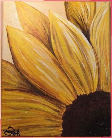 Acrylic Painting Ideas To Fill Your Spare Time With Sunflower