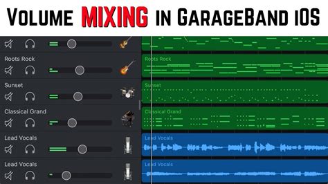 How To Mix A Song In Garageband Ios Ipadiphone Youtube