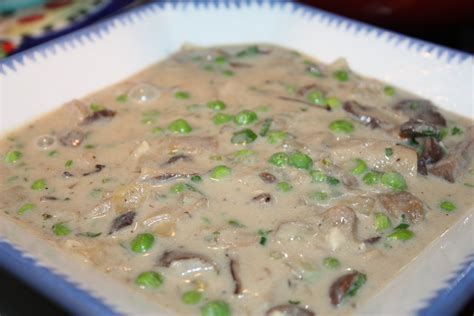 Vegan Epicurean Creamy Mushroom Soup With Peas And A Hint Of Dijon And An Update