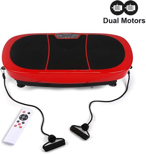 3D Fitness Whole Body Vibration Platform Machine 400W Dual Motors