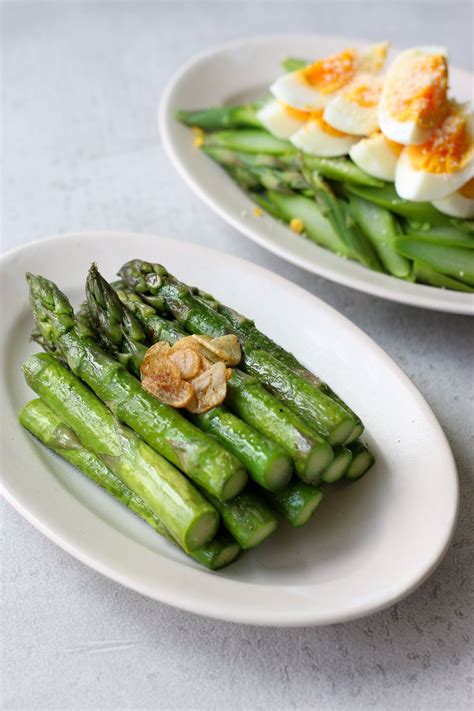 Simple Sauteed Garlic Asparagus Chef Ja Cooks レシピ クッキング レシピ