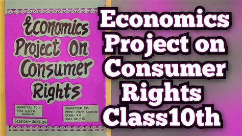 Consumer Rights Project For Class10th Project On Consumer Awareness For Class 10th Netzero