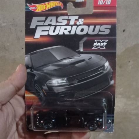 Jual Hot Wheels Fast Furious Fast X DODGE CHARGER HELLCAT Hitam Shopee Indonesia