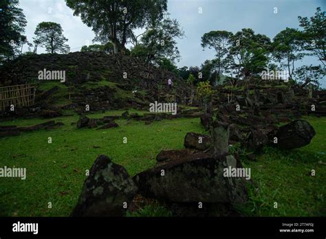 Prehistoric Site Of Gunung Padang A View Of The Gunung Padang Site In