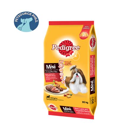 Petsource Pedigree Mini Beef Lamb And Vegetable Dog Dry Food 20kg