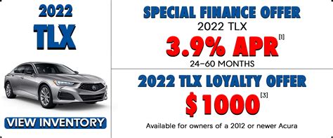 New Acura Specials