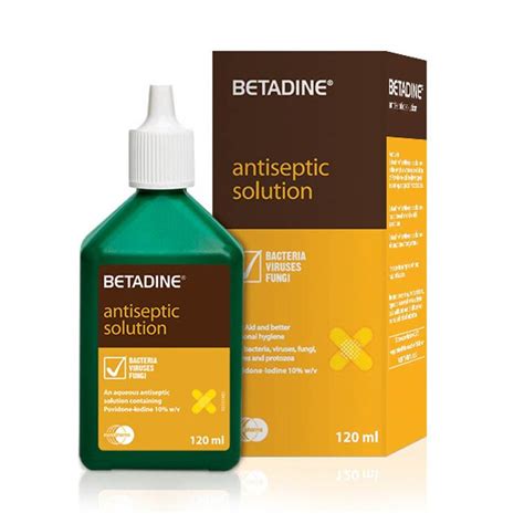 Buy Betadine Antiseptic Solution 120ml Online At Best Price In The UAE