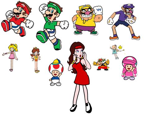 Mario characters tennis outfits by Ruensor on DeviantArt