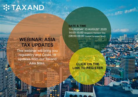 TAXAND Asia Updates Webinar PB Taxand Your Trusted Tax Advisor