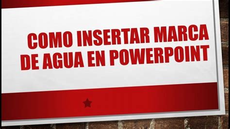 Como Hacer Marca De Agua En Power Point Actualizado Noviembre 2024