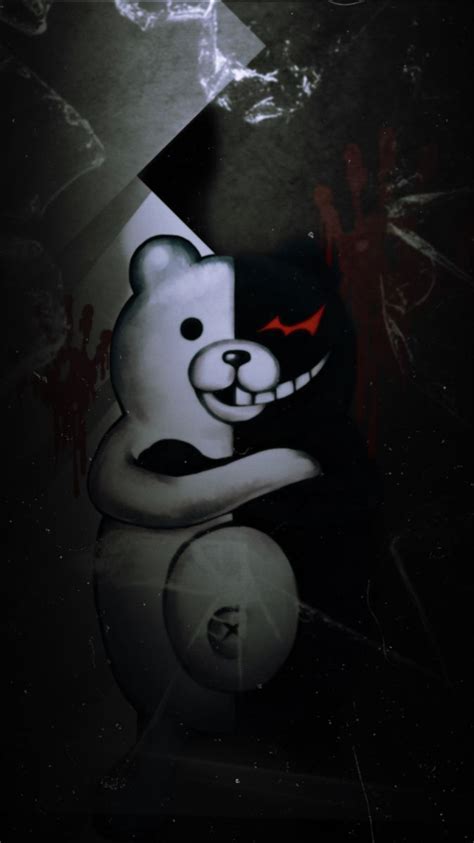 Monokuma wallpaper | Артбуки, Обои, Пейсли обои
