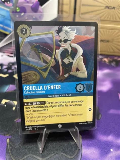 Carte Disney Lorcana Chapitre Cruella D Enfer Foil Eur