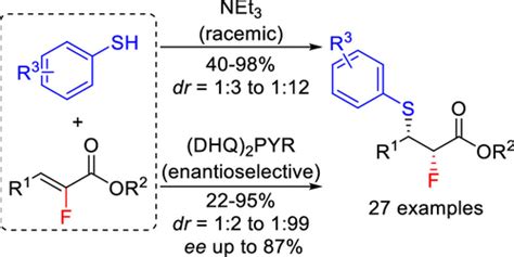 Organocatalyzed Sulfa Michael Addition Of Thiophenols On Trisubstituted