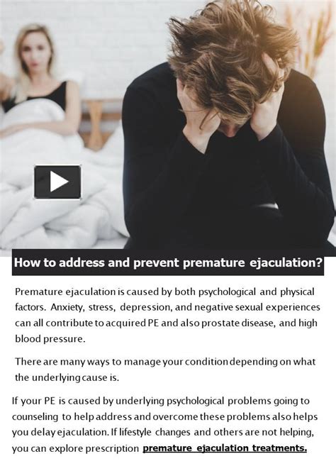 Ppt How To Address And Prevent Premature Ejaculation Powerpoint