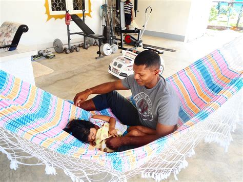 Shivnarine Chanderpaul With Baby Ciara ESPNcricinfo