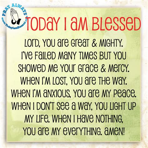 Today Im Blessed Quotes - ShortQuotes.cc