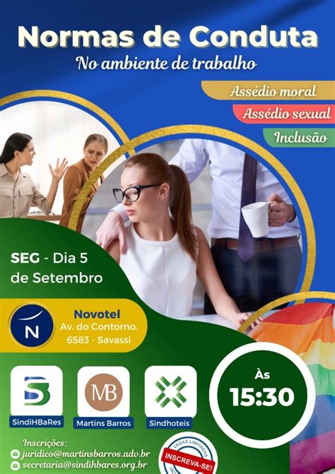 Palestra Gratuita sobre Assédio Moral Assédio Sexual e Inclusão