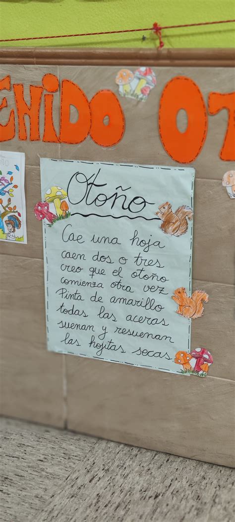 Empezamos a dar la bienvenida al otoño en el cole Colegio Salgui