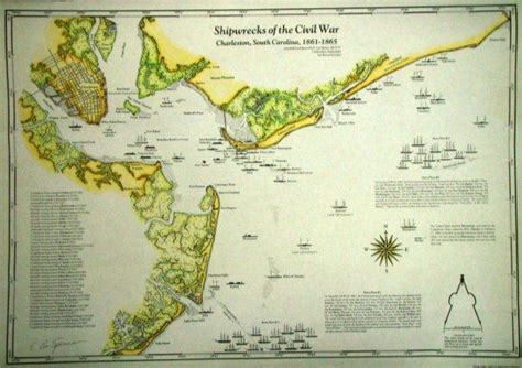 Map Shipwrecks of the Civil War « Shipwrecks.com