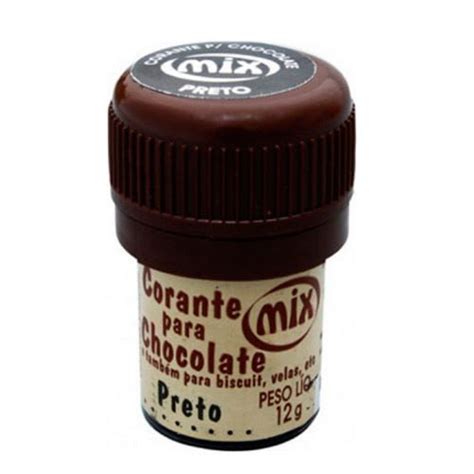 Corante Para Chocolate Mix Preto BarraDoce