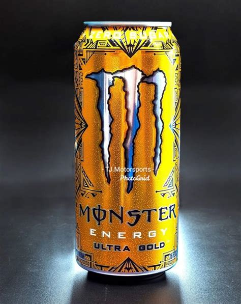 Monster Energy Drink Ultra Gold 500ml Food And Drinks Beverages On Carousell