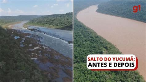 VÍDEO quedas do Salto do Yucumã desaparecem após mês de chuva intensa