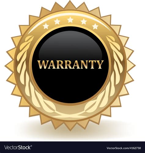 Warranty Royalty Free Vector Image Vectorstock