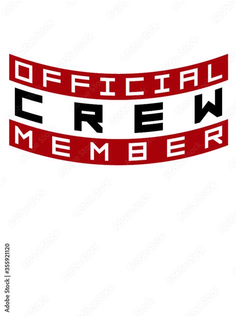 logo team official crew stock vector adobe stock