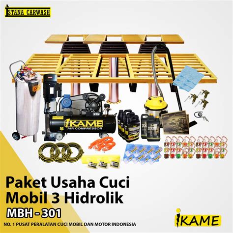 Paket Alat Usaha Cuci Mobil Hidrolik Mbh Ikame The Best Equipment