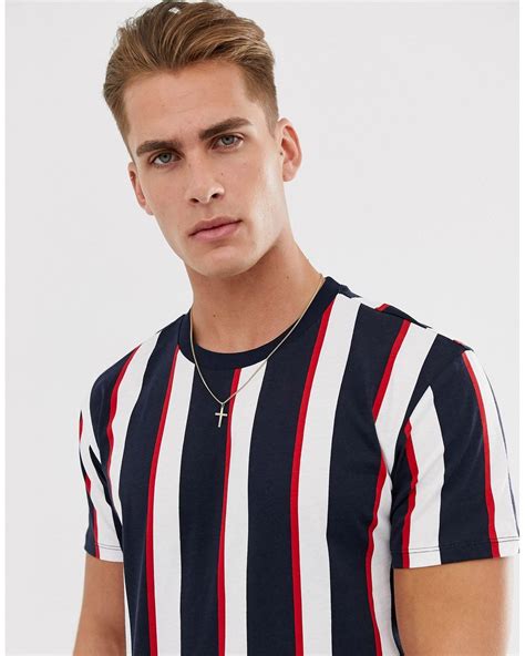 Vertical Striped T Shirt