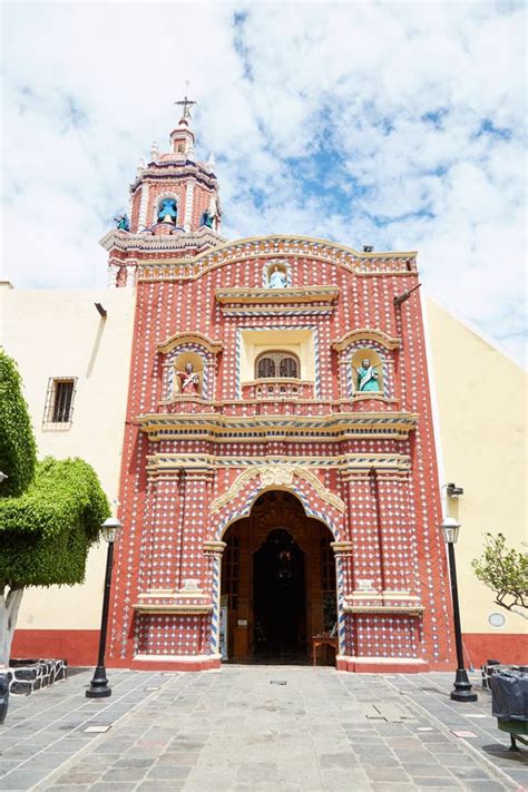 The Ornate Templo De Santa Maria Tonantzintla In Cholula Puebla