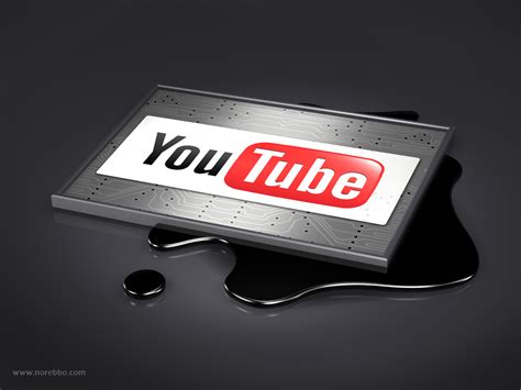 Six 3d Illustrations Featuring The Youtube Logo Norebbo