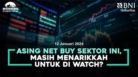 Morning Investview Asing Net Buy Sektor Ini Masih Menarikkah Untuk