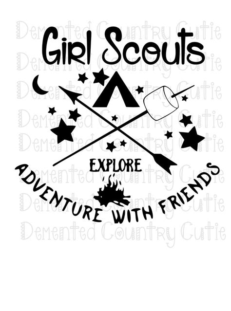 Girl Scout Camp Shirts Girl Scouts Girl Scout Meeting Ideas Girl Scout Activities