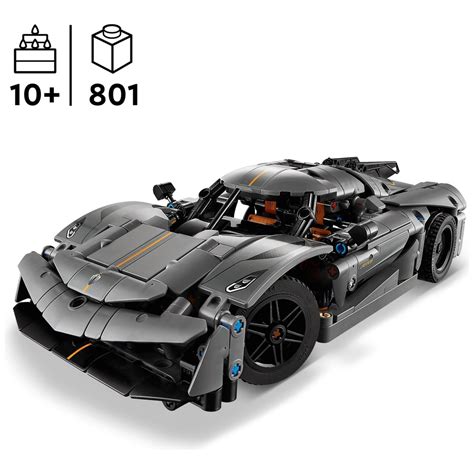 Lego Technic Koenigsegg Jesko Absolut Grey Hypercar Set Smyths