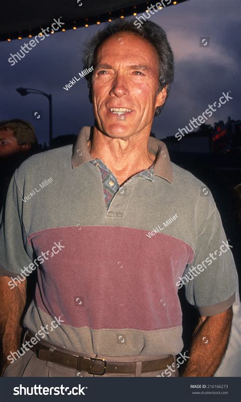 Los Angeles, California - Exact Date Unknown - Circa 1991: Clint Eastwood Arriving At A ...