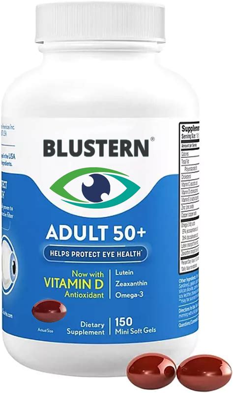 Buy Adult 50 Eye Mineral Supplement With Lutein Zeaxanthin And