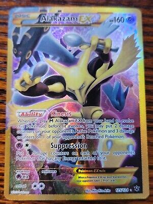 Alakazam Ex Pok Mon Tcg Xy Fates Collide Excellent Condition Ebay